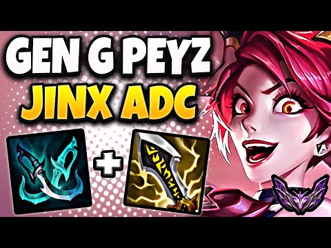 Jinx vs Aphelios ADC [ Gen G Peyz ] Korea Master Patch 14.12 ✅