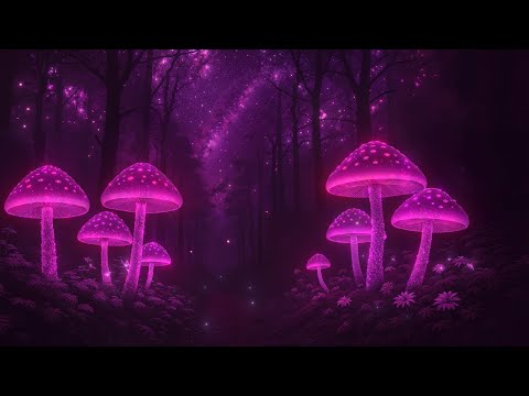 Mushroom Music • Fall Asleep in Under 2 MINUTES • Melatonin Release, Increase Deep Sleep