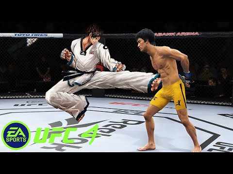 UFC4 Bruce Lee vs Baki Grappler EA Sports UFC 4 - Epic Fight