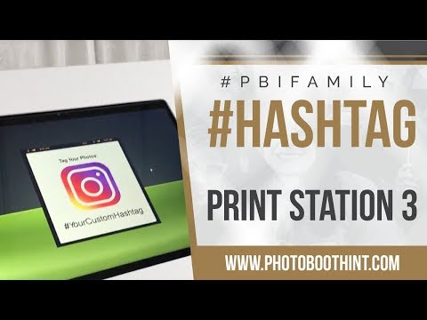Hashtag Printer 3 | Photo Booth International