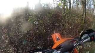 preview picture of video 'moto enduro 450exc ktm, 13 février 2013, sancerre,yann et moi'