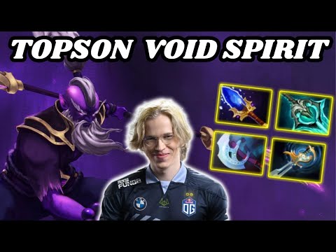 🔥 TOPSON Void Spirit Midlane 7.34b 🔥 Damage Build Master Tier - Dota 2