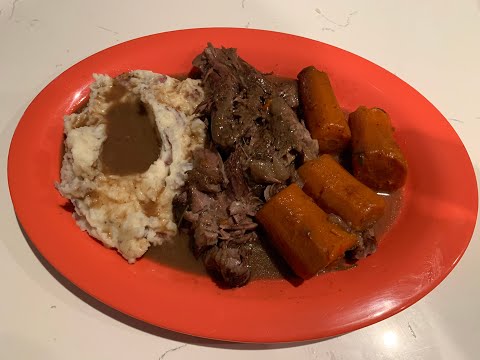 Pot Roast with Carrots in an All Clad Slow Cooker!