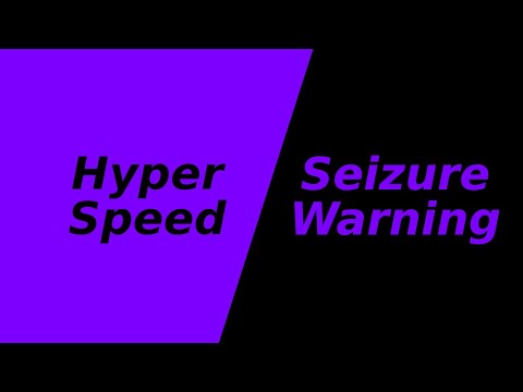Hyper Speed Flashing Color Changing - Black Violet Purple Screen [10 Minutes SEIZURE WARNING]
