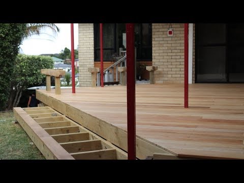 How to Lay DECKING , quick way to keep the boards straight