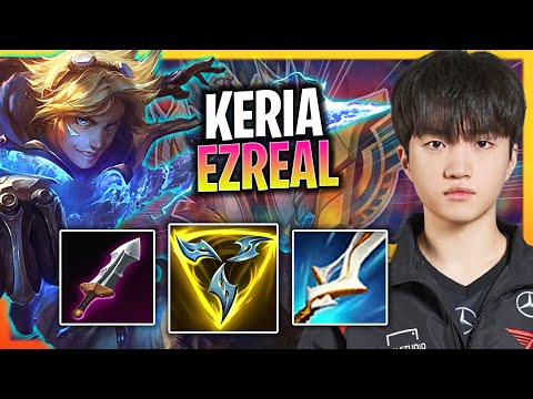 KERIA IS INSANE WITH EZREAL ADC! | T1 Keria Plays Ezreal ADC vs Kalista!  Season 2024