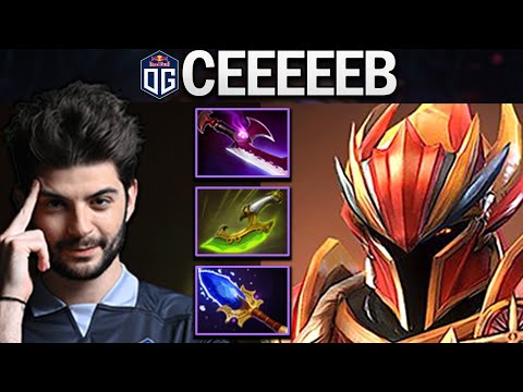 OG.CEB DRAGON KNIGHT WITH AGHANIMS-SILVEREDGE - DOTA 2 7.28 GAMEPLAY