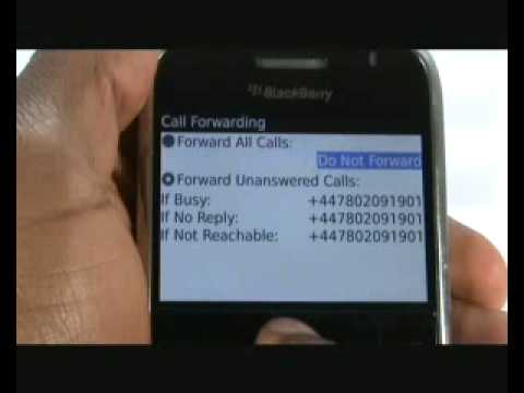 Setup Call Divert on BlackBerry Bold 9000 | The Human Manual