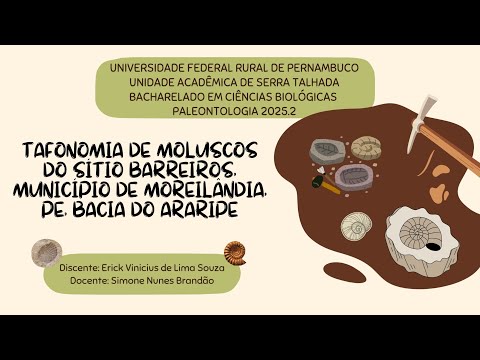 TAFONOMIA DE MOLUSCOS DO SÍTIO BARREIROS, MUNICÍPIO DE MOREILÂNDIA, PE, BACIA DO ARARIPE