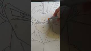 【Dragon ball】Drawing Gohan beast | 悟飯ビースト描いてみた【ドラゴンボール】 #dragonball #drawing #イラスト #ドラゴンボール