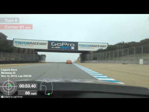 First TIme Running  Laguna Seca