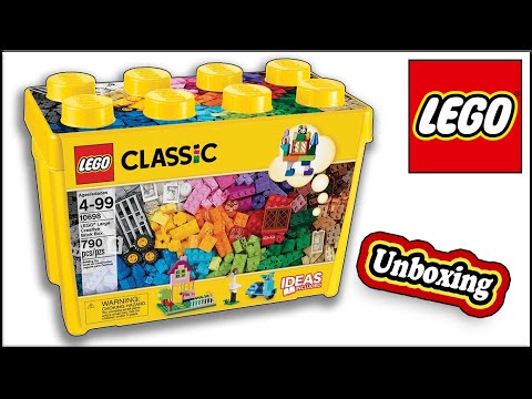 LEGO® Classic didelė kaladėlių dėžė (10698) video