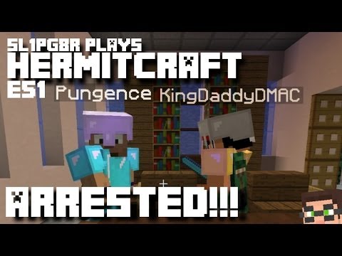 HermitCraft MineCraft LP E51 - Arrested!?! ( Let's Play )