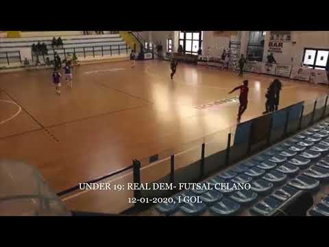 UNDER 19: REAL DEM-  FUTSAL CELANO 12/01/2020,   I GOL