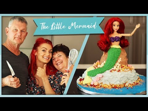 How to make a Little Mermaid Cake ft. Dianne's Mother