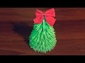 Новогоднее модульное оригами Елка мастер класс (мк) 