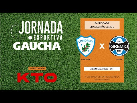 AO VIVO: Londrina x Grêmio - Série B | Jornada Digital 08/10/2022