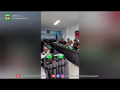 Badan Pembentukan Perda (Bapemperda) DPRD Kota Pematangsiantar Harmonisasi Dua Ranperda Inisiatif