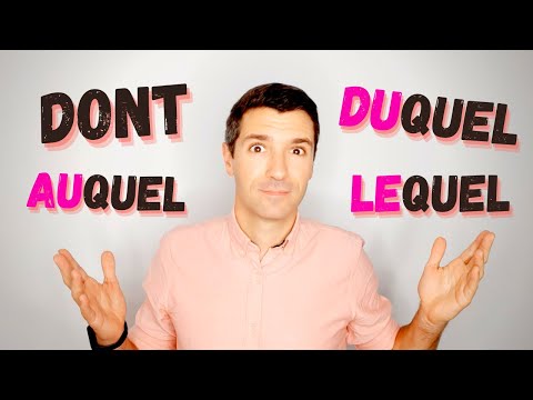 Les PRONOMS RELATIFS COMPOSÉS | Français niveau B2/C1