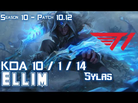 T1 Ellim SYLAS vs EKKO Jungle - Patch 10.12 KR Ranked