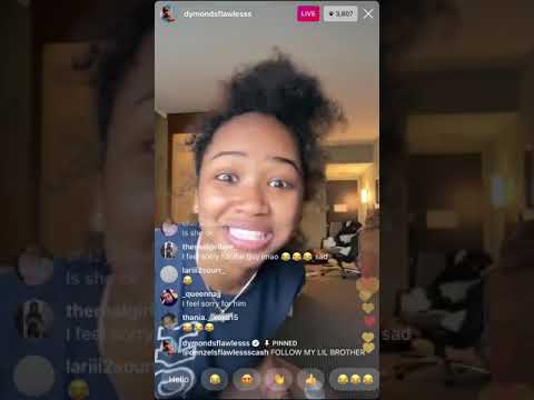 Dymonds flawless Twerking On Her Brother