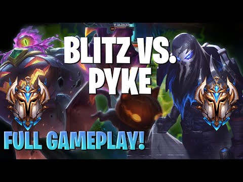 RANK 1 BLITZCRANK PLAYS VS CHALLENGER PYKE PLAYER FT. KINGSTIX (WE STOMPED THEM) - LEAGUE OF LEGENDS