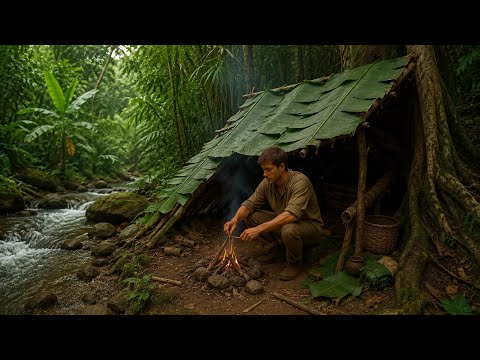 Episode 2: Survival, making fire and traps, fishing, sleeping overnight in the forest.