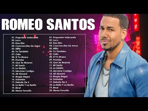 Romeo Santos Exitos Sus Mejores Canciones - Romeo Santos   Mix Románticas 2023