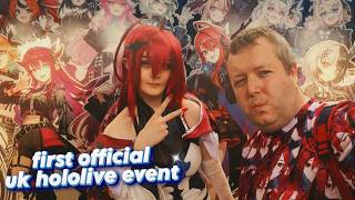 The first ever official uk hololive event all for one and elizabeth rose bloodflame fan event vlog