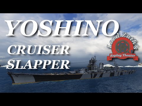 Dismantling Cruisers Yoshino Tier 10 Japanese Battlecruiser Islands of Ice Ranked Battles WoWs