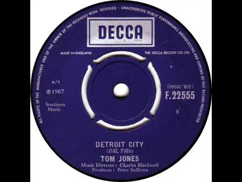 UK New Entry 1967 (50) Tom Jones - Detroit City