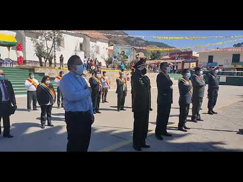 Ceremonioa de Izamiento del Pabellón Nacional por la Independecia del Perú - Bicentenario, video de YouTube