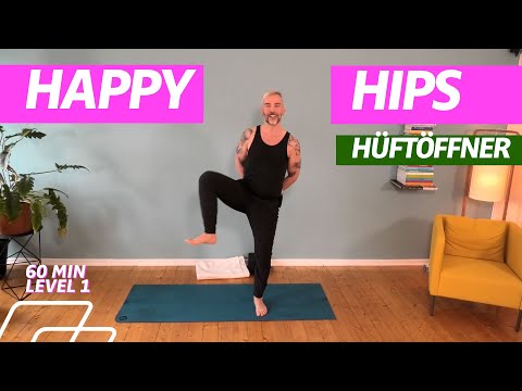 ⏰ 60:00 Minuten Happy Hips | Hüften lockern, kräftigen, öffnen | L1
