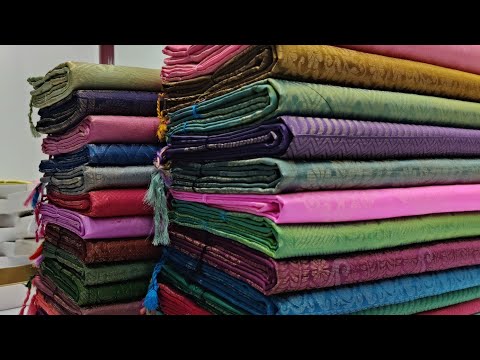 SELF TISSUE |SOFT SILK SAREE WITH PRICE |JARI BORDER |SILK SAREES AT MANUFACTURING PRICE |ASVIKA TEX