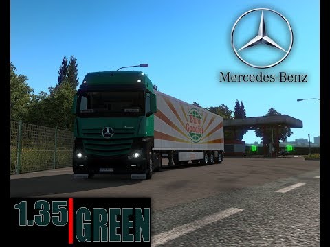 Mercedes Actros MP4 Reworked v1.8 ETS 2 1.35