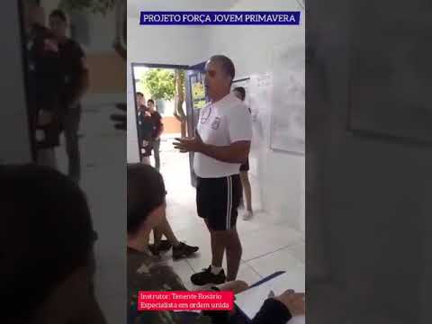Projeto força jovem  da Polícia Militar