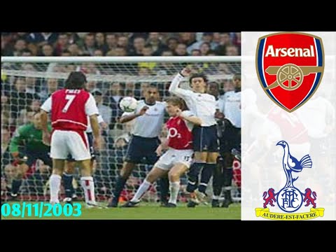 Arsenal vs Spurs 08/11/2003- Premier League 2003/2004