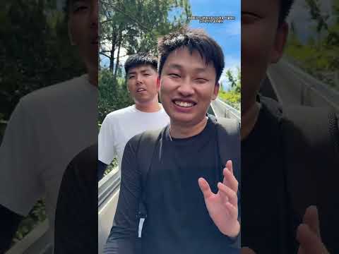 南方爬山已经进化成这样了？#结尾才是重点 #搞笑 #峻宁峻宁