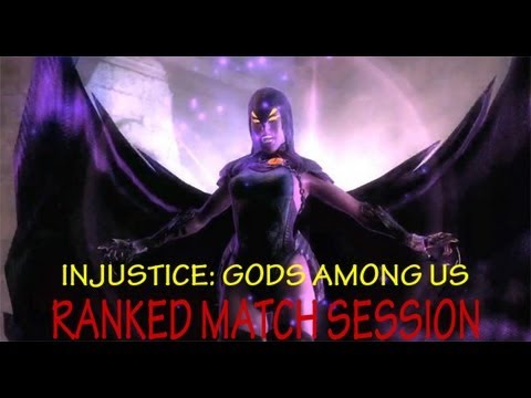 Injustice: Gods Among Us | Ranked Session | DAY 1 [RAVEN GAMEPLAY!]