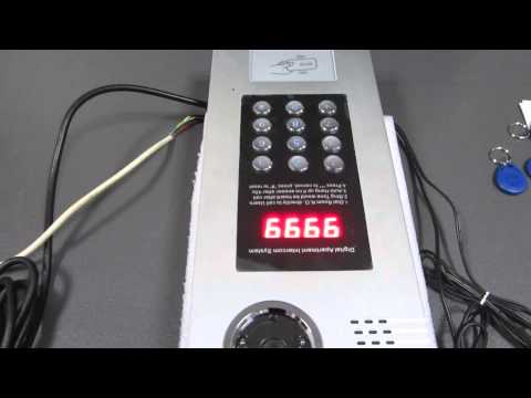RJ-45 Apartment Video Door Phone System
