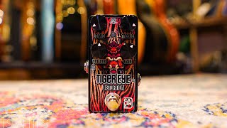 Video thumbnail for Caline G-Series Tiger Eye Distortion G-001 by TheSuperFunAwesomeHappyTimePedalShow