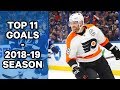 Top 11 Goals Of 2018-19 NHL Season