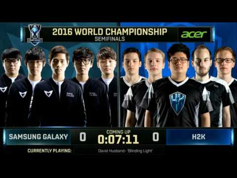 [LOL Highlight] 2016 World Championship l Semifinals :  H2K vs SSG   YouTube