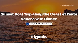 Explore Porto Venere’s Coast at Sunset with Dinner and Stunning Views 