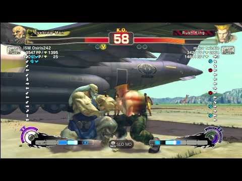 ISM Osiris242 (Goken) vs Major Twinkie (Guile)