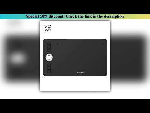 Review XPPen Deco 02 Graphics Drawing Tablet Pen Tablet with P06 Battery-Free Passive Stylus and Sho