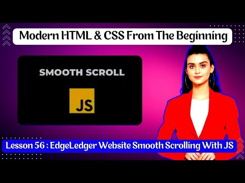 Lesson 56. EdgeLedger Website  Smooth Scrolling With JS  #html, #CSS#Basic_html, #Basic_CSS ,