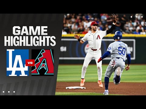 Dodgers vs. D-backs Game Highlights (5/1/24) | MLB Highlights