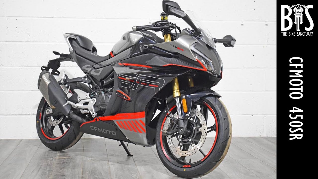 CFMOTO 450SR Sport Bike A2 Legal 2023 Model UK First Look Video