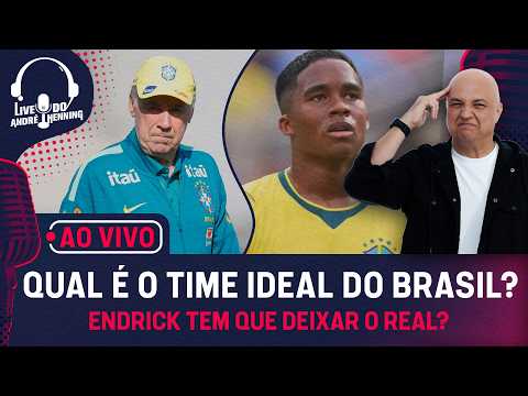 AO VIVO: QUAL É A SELEÇÃO IDEAL?; ENDRICK TEM QUE DEIXAR O REAL MADRID?; INTER AINDA SEM TÉCNICO